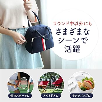 美品　Golfickers ラウンドバック　カートバック　ラウンドポーチ Amazon.co.jp: [B-TOPAZ] ゴルフ ラウンドバッグ ゴルフバッグ